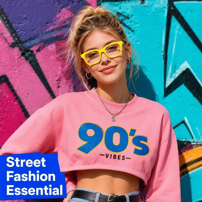 Thick Frame Square Fashion Eyeglasses, HD Clear Non-Prescription Glasses, 5 Vibrant Colors