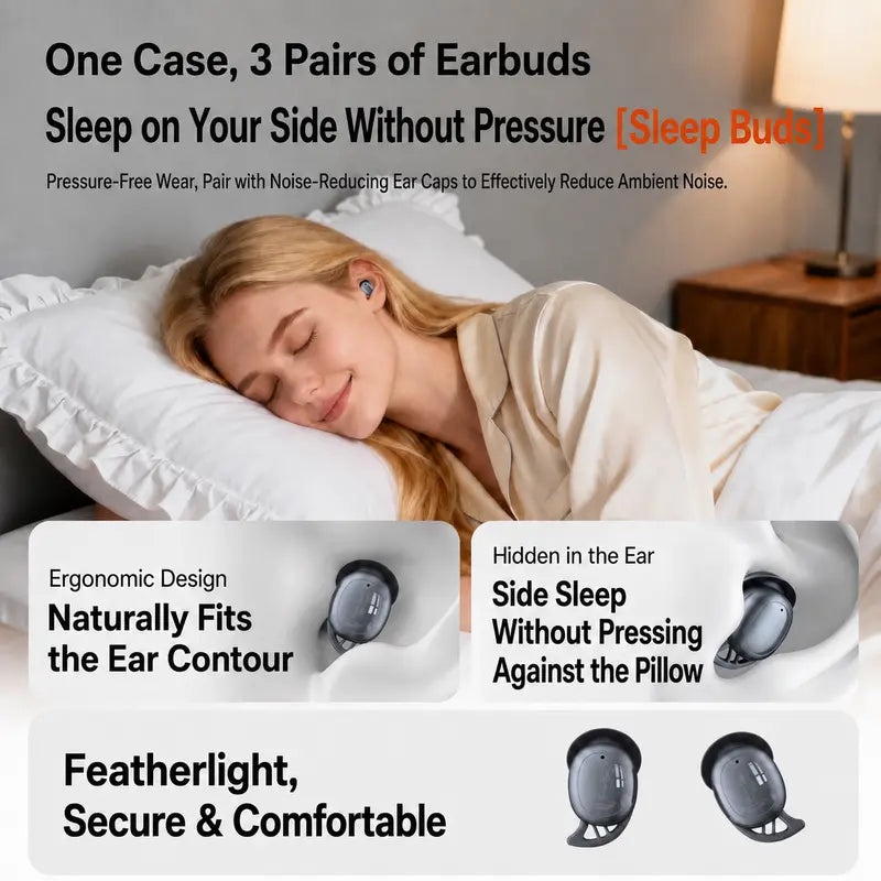 PAXA JC680 3-In-1 Chargeable Bluetooth 6.0 Wireless Earbuds - In-Ear Headphones, Clip-On & Sleep Designs, Smart LED Case, HD Stereo Sound, Comfortable Fit for Sports, Noise Isolation, Android & Ios Compatible, Sports Wireless Earbuds,Techvibes