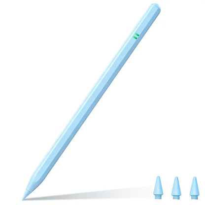 Dotflow Capacitive Stylus Pen for Tablets - Touch Pen with Fast Charging, Palm Rejection, Tilt Sensitivity, Button Control, Aluminum Body, Replacement Tips, 9-Hour Battery Life for Drawing, Art