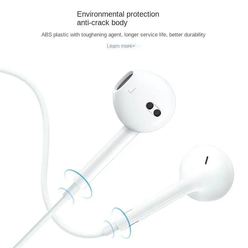 Type C Earbuds Wired Headphones with Mic, Volume Control, Hifi Stereo Audio & Dual Channel Custom Fit, Phone Accessories for Iphone 17/17 Pro/16/15, Samsung S25/S24/S23, Pixel 10/9, Oneplus & USB-C Phones