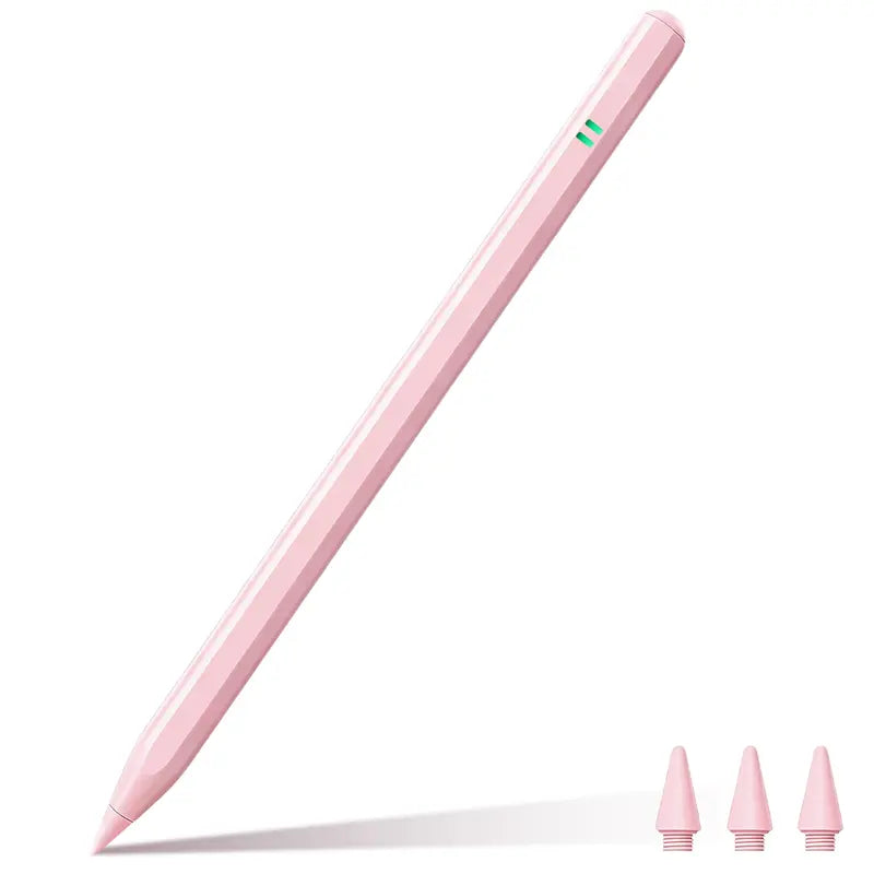 Dotflow Capacitive Stylus Pen for Tablets - Touch Pen with Fast Charging, Palm Rejection, Tilt Sensitivity, Button Control, Aluminum Body, Replacement Tips, 9-Hour Battery Life for Drawing, Art