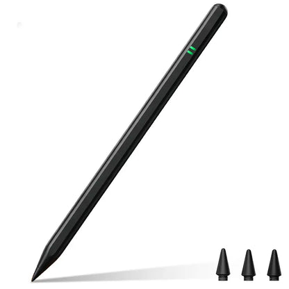 Dotflow Capacitive Stylus Pen for Tablets - Touch Pen with Fast Charging, Palm Rejection, Tilt Sensitivity, Button Control, Aluminum Body, Replacement Tips, 9-Hour Battery Life for Drawing, Art